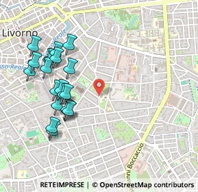 Mappa Via De Tivoli Serafino, 57125 Livorno LI, Italia (0.54)