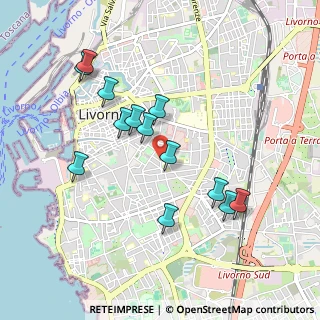 Mappa Via De Tivoli Serafino, 57125 Livorno LI, Italia (0.93615)