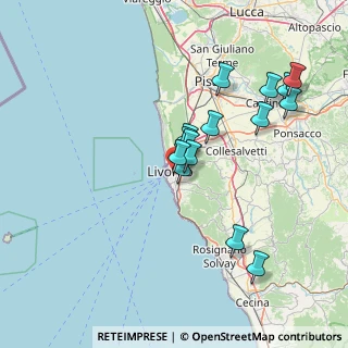 Mappa Via De Tivoli Serafino, 57125 Livorno LI, Italia (13.962)