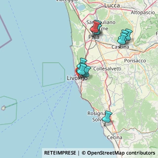 Mappa Via De Tivoli Serafino, 57125 Livorno LI, Italia (15.04083)