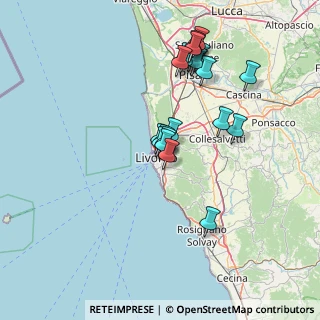 Mappa Via De Tivoli Serafino, 57125 Livorno LI, Italia (13.3765)