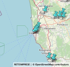 Mappa Via De Tivoli Serafino, 57125 Livorno LI, Italia (21.84786)