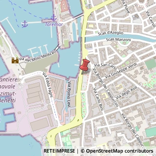 Mappa Piazza Giuseppe Mazzini,  5, 57126 Livorno, Livorno (Toscana)