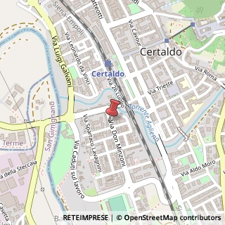 Mappa Via Don Giovanni Minzoni, 22, 50052 Certaldo, Firenze (Toscana)