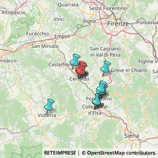 Mappa Via Dante Alighieri, 50052 Certaldo FI, Italia (9.44231)