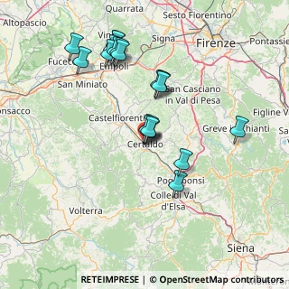 Mappa Via Dante Alighieri, 50052 Certaldo FI, Italia (14.98105)