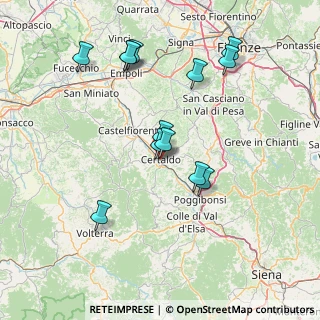 Mappa Via Dante Alighieri, 50052 Certaldo FI, Italia (15.44385)