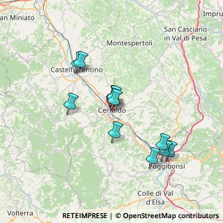 Mappa Via Nino Bixio, 50052 Certaldo FI, Italia (6.77636)