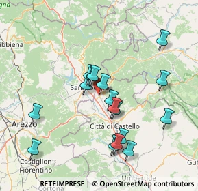 Mappa Via dei Sorbi, 06016 San Giustino PG, Italia (14.48)