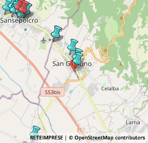 Mappa Via dei Sorbi, 06016 San Giustino PG, Italia (3.42389)