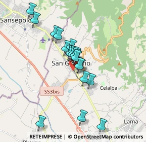 Mappa Via dei Sorbi, 06016 San Giustino PG, Italia (1.456)