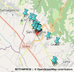 Mappa Via dei Sorbi, 06016 San Giustino PG, Italia (1.163)