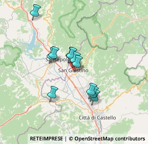 Mappa Via dei Sorbi, 06016 San Giustino PG, Italia (5.58727)