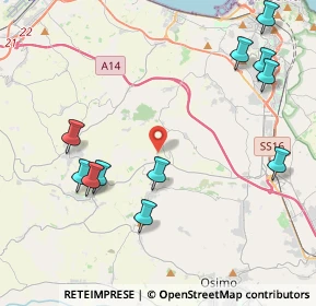 Mappa Frazione Aspio, 60020 Offagna AN, Italia (5.04455)