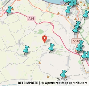 Mappa Frazione Aspio, 60020 Offagna AN, Italia (6.8775)