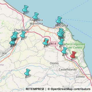 Mappa Frazione Aspio, 60020 Offagna AN, Italia (9.61813)