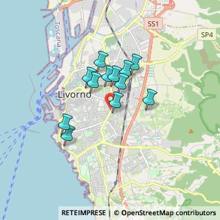 Mappa Viale Francesco Petrarca, 57125 Livorno LI, Italia (1.28833)