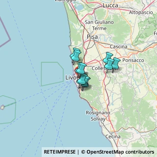 Mappa Viale Francesco Petrarca, 57125 Livorno LI, Italia (7.01091)