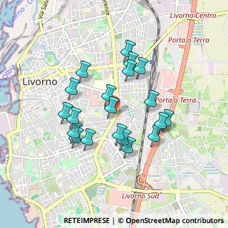 Mappa Viale Francesco Petrarca, 57125 Livorno LI, Italia (0.813)