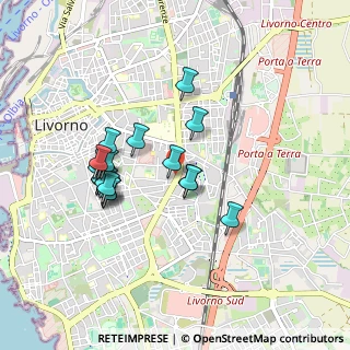 Mappa Viale Francesco Petrarca, 57125 Livorno LI, Italia (0.8355)