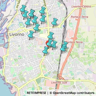 Mappa Viale Francesco Petrarca, 57125 Livorno LI, Italia (1.01588)