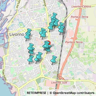 Mappa Viale Francesco Petrarca, 57125 Livorno LI, Italia (0.793)