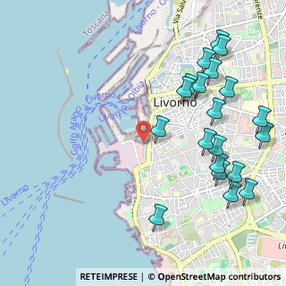 Mappa Via Primo Levi, 57126 Livorno LI, Italia (1.3095)