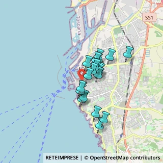 Mappa Via Primo Levi, 57126 Livorno LI, Italia (1.265)