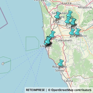 Mappa Via Ricasoli, 57126 Livorno LI, Italia (13.69471)