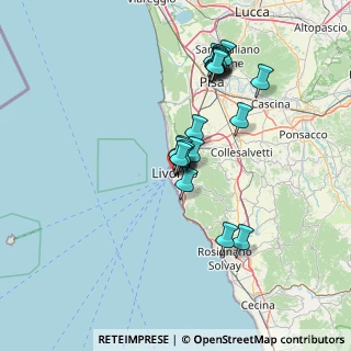 Mappa Via Ricasoli, 57126 Livorno LI, Italia (12.8365)