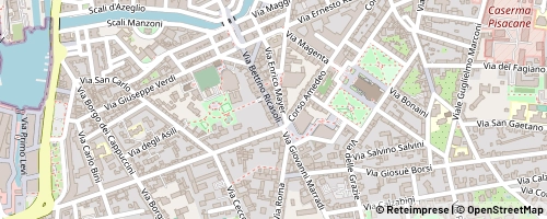 Mappa Livorno