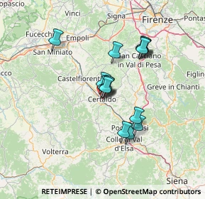 Mappa Via Giacomo Leopardi, 50052 Certaldo FI, Italia (10.91667)