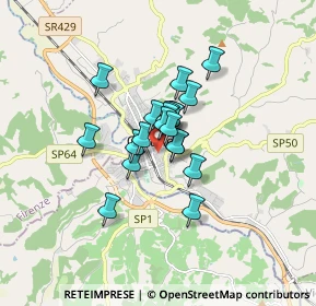 Mappa Via Giacomo Leopardi, 50052 Certaldo FI, Italia (1.019)