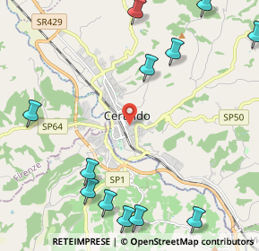 Mappa Via Giacomo Leopardi, 50052 Certaldo FI, Italia (3.08167)