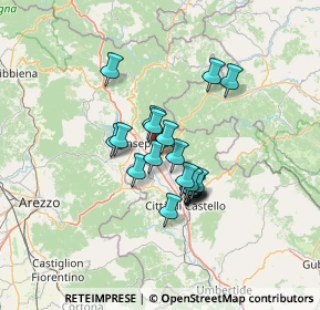 Mappa Via Alessandro Rossi, 06016 San Giustino PG, Italia (9.855)