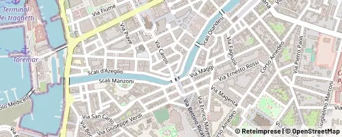 Mappa Livorno