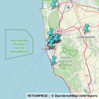 Mappa Via Guido Cantini, 57125 Livorno LI, Italia (4.45417)