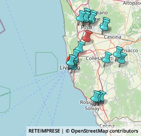 Mappa Via Goldoni Carlo, 57125 Livorno LI, Italia (15.468)