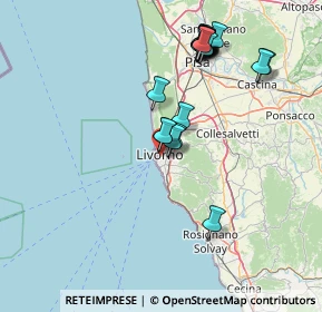 Mappa Via Goldoni Carlo, 57125 Livorno LI, Italia (15.3785)