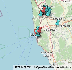 Mappa Via Goldoni Carlo, 57125 Livorno LI, Italia (13.8155)