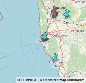 Mappa Via Goldoni Carlo, 57125 Livorno LI, Italia (14.59545)