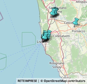 Mappa Via Guido Cantini, 57125 Livorno LI, Italia (8.94412)