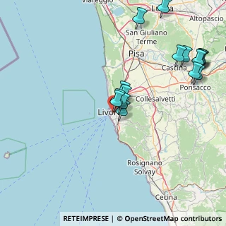 Mappa Via Guido Cantini, 57125 Livorno LI, Italia (18.24688)