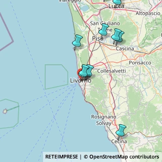 Mappa Via della Rondinella, 57125 Livorno LI, Italia (23.28429)