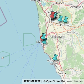Mappa Via Goldoni Carlo, 57125 Livorno LI, Italia (14.99714)