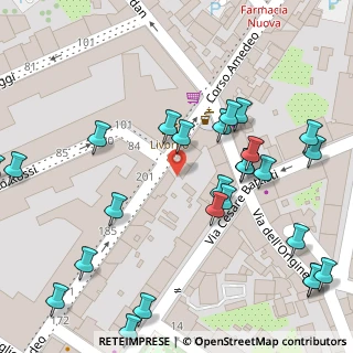Mappa Via C. Battisti, 57125 Livorno LI, Italia (0.075)