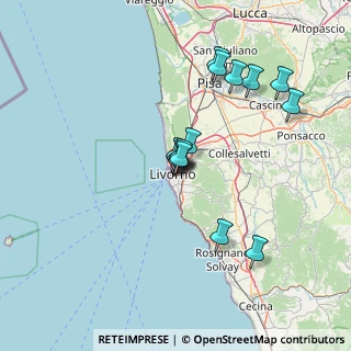 Mappa Via C. Battisti, 57125 Livorno LI, Italia (12.735)
