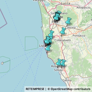 Mappa Via C. Battisti, 57125 Livorno LI, Italia (12.6205)