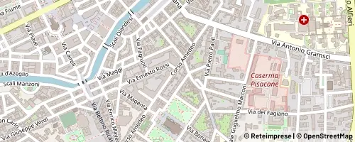 Mappa Livorno