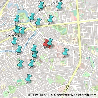 Mappa Via Pietro Paoli, 57125 Livorno LI, Italia (0.6125)